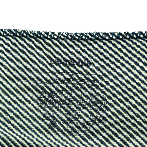 Patagonia Lithia Skirt Size Medium Striped Mini Cotton Jersey Green Blue - Picture 7 of 8